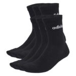 Adidas Black Crew Socks, 6 Pack