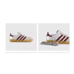 Adidas Gazelle Indoor Trainers Silver Metallic Shadow Red Gum