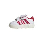 Adidas Grand Court Minnie Mouse Infants Shoes, White/Pure Ruby