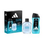Adidas Ice Dive EDT Gift Set 100ml EDT 250ml Shower Gel