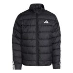 Adidas Mens Essentials CLIMAWARM 3-Stripes Synthetic down Jacket, Black, XXL