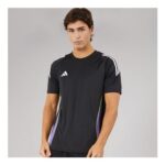 Adidas Mens Tiro 24 T-Shirt Black/Purple Rush
