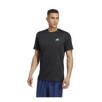 Adidas Mens Train Essentials Shirt, Black/White, S