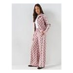 Adidas Originals Satin Polka Dot Track Top – Pink/Maroon – XL