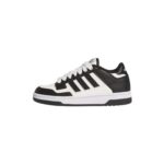 Adidas Rapid Court Low Shoes, Unisex Kids, Black/White, UK 6