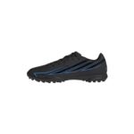 Adidas Unisex F50 Hyperfast Club Turf Football Shoes, Black/Blue, UK6