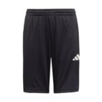 Adidas Unisex Kids Train Essentials 3-Stripes Shorts, Black/White, 13-14