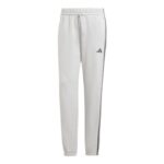 Adidas Womens Essentials 3-Stripes Cuffed French Terry Pants Grey/Black L