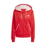 Adidas Womens Full-Zip Hoodie – Pure Ruby