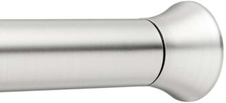 Amazon Basics Extendable Shower Curtain Tension Pole, 61-91 cm – Nickel