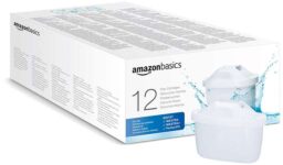 Amazon Basics Water Filter Cartridges for BRITA Jugs, 12 Pack