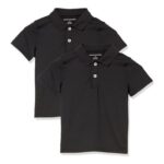 Amazon Essentials 2 Pack Boys Short-Sleeve Performance Polo Shirts (9 Years)