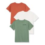 Amazon Essentials 3 Pack Kids T-Shirts (8 Years)
