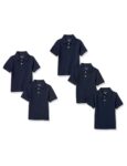 Amazon Essentials Boys Classic-Fit Cotton Pique Short-Sleeve School Uniform Polo Shirts, Multipacks