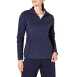 Amazon Essentials Girls Classic-Fit Long-Sleeve Quarter-Zip Polar Fleece Pullover Jacket (Available in Plus Size) – XL