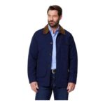 Amazon Essentials Mens Cotton Canvas Barn Jacket – Navy, Size Medium