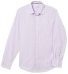 Amazon Essentials Mens Long-Sleeve Casual Poplin Shirt – Lavender – XS
