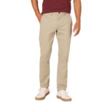 Amazon Essentials Mens Slim-Fit Stretch Chinos (Khaki Brown, 28W/28L)