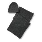 Amazon Essentials Unisex Faux Mohair Scarf & Hat Set