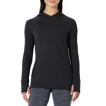Amazon Essentials Womens Athletic Soft Performance Lightweight Long Sleeve Hoodie Gym Workout Top – XS