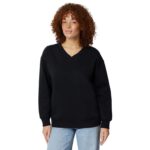 Amazon Essentials Womens Oversized V-Neck Fleece Sweatshirt XS