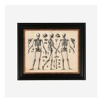 Anatomy Poster Wall Art – 31 X 37cm – Black Frame