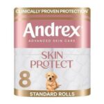 Andrex Skin Protect 8 X Standard Toilet Tissue Rolls – Half Price with Nectar