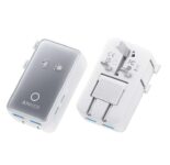 Anker 5-in-1 Universal Travel Adapter for UK/EU/US/AU, 20W USB C Charger – White / Black – Sold by AnkerDirect UK / FBA