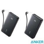Anker Zolo 10k and 20k Power Banks with Built-in USB-C Cable