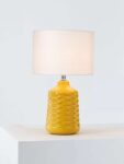Annie Ceramic Table Lamp, Saffron