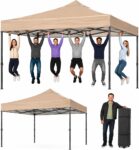 Aoxun Pop Up Gazebo 3m x 3m Heavy Duty 3×3 Waterproof Party Tent