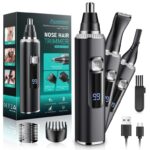 Apetexo Nose Hair Trimmer – Double-Edged Blades, Type-C Rechargeable, IPX7 Waterproof – Sold by lixinze11 / FBA
