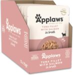 Applaws Natural Wet Cat Food Pouch, Tuna with Salmon in Broth – 12 x 70g