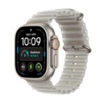 Apple Watch Ultra 4 Translucent Grey Ocean Band.