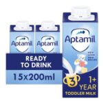 Aptamil 3 Toddler Ready-to-Drink Milk 1-2 Years, 15x200ml – £6.41 S&S