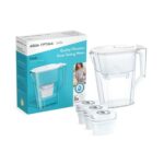 Aqua Optima Liscia Water Filter Jug – White