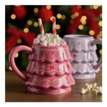 Argos Home Assortment Christmas Tree Shaped Mug757/4821
