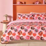 Argos Home Pumpkin Bows Pink Bedding Set – Single – free C&C