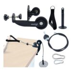 Arm Wrestling Training Table with Pulley Cable System, 65kg