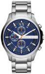 Armani Exchange Mens Silver Coloured Stainless Steel Watch, Free C&C