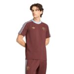 Aston Villa adidas Originals T-Shirt – Brown, Size XS-S, w/code