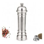 Aurevit All-Metal Pepper Grinder with Stainless Core, Adjustable Coarseness