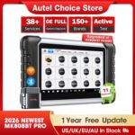 Autel MaxiCOM MK808BT PRO OBD2 Scanner Car Bi-directional Diagnostic Tool OBD2 Code Reader W/Code Autel Choice Direct Store