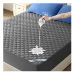 BEDLORE Waterproof Super King Mattress Protector, Breathable TPU, Grey