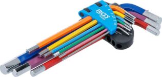 BGS 74455 L-Type Wrench Set Multicolour Internal Hexagon 1.5-10 mm 9 pcs.
