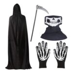 BILLMOSS Halloween Grim Reaper Costume Set