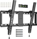 BONTEC TV Wall Bracket for 37-82 Inch TVs, Tilt TV Wall Mount, Up to 60 kg