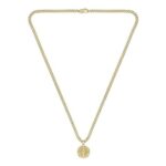 BOSS Jewelry Mens North Collection Pendant Necklace Yellow Gold