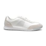 BOSS Mens Nitan Low-Profile Trainers, White, UK 10