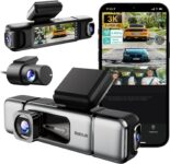 BOTSLAB 4 Channel 360 Dash Cam, 3.18 IPS Touchscreen,Voice Control